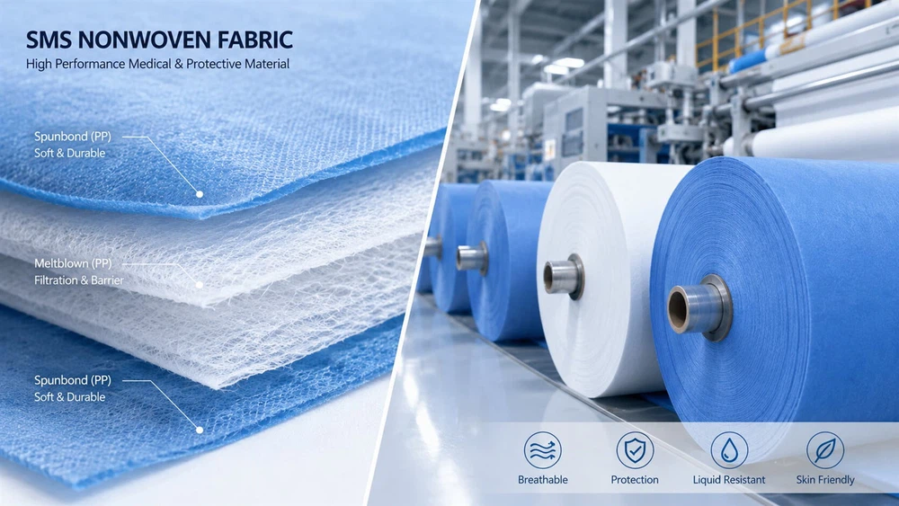 SMS nonwoven fabric SMS nonwoven fabric